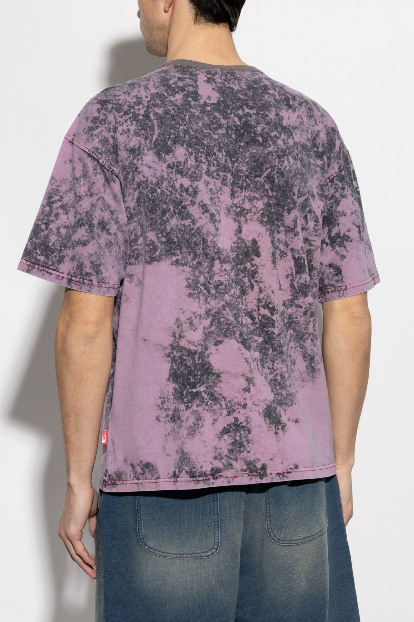 Tシャツ・カットソー DIESEL T-Boxt-R9 Men's T-shirt with Diesel Core logo | Grey | Diesel